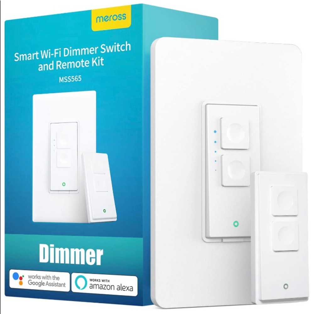 Smart WiFi dimmer switch and remote kit